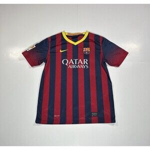 Nike FC Barcelona 2013 - 2014 Home Football Jersey Shirt Youth Boys Size L-XL